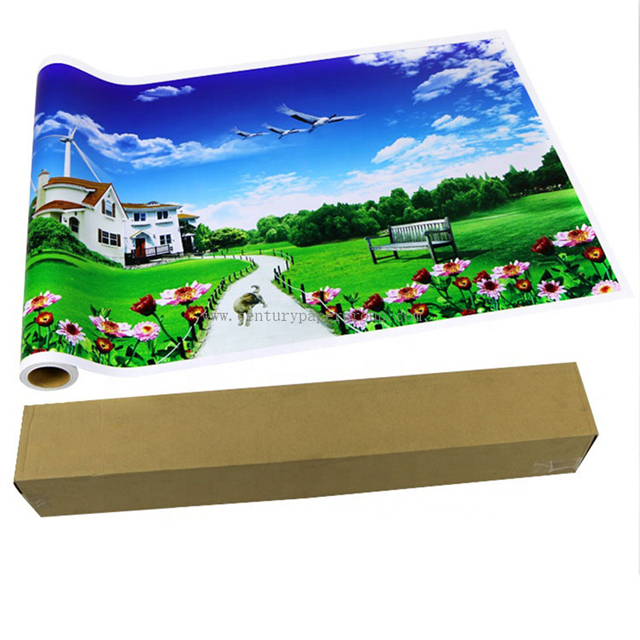 Vinyle auto-adhésif brillant imprimable blanc 140 g