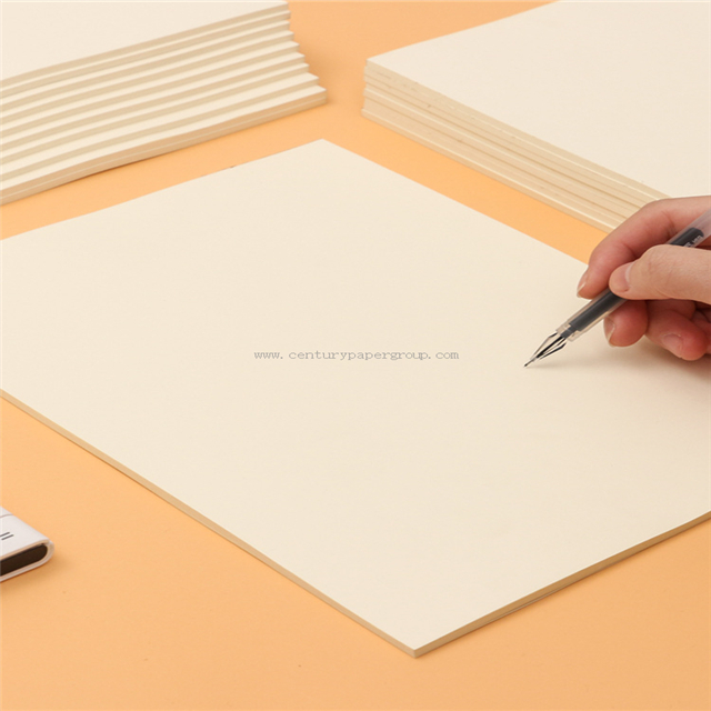 Papier offset blanc crème non couché/bond/sans bois - couleur crème/ivoire