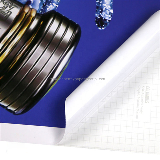 Colle semi-amovible transparente encre pigmentée vinyle imprimable autocollant complet du corps vinyle auto-adhésif 80120 brillant