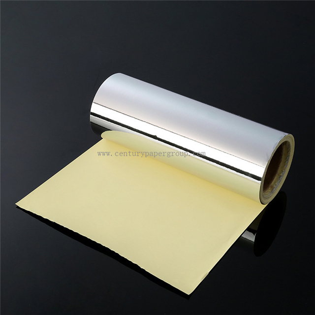 Papier autocollant enduit thermofusible auto-adhésif