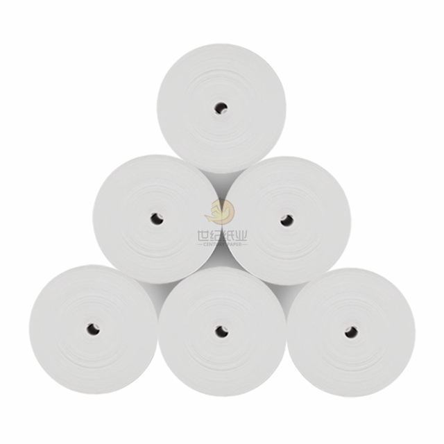 Papier thermique écologique de 57 mm x 40 mm pour imprimante