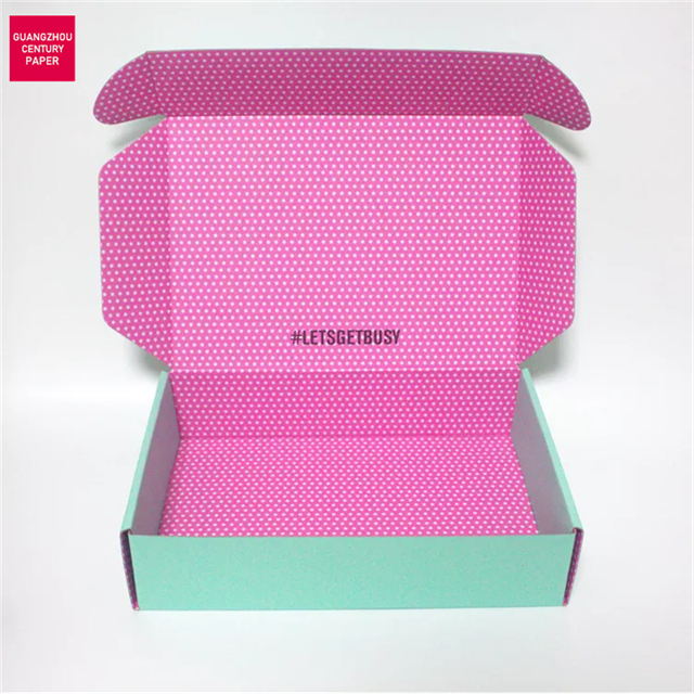 Carton ondulé découpé à l'emporte-pièce pour l'emballage de la boîte aux lettres