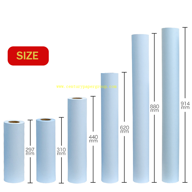 Rouleaux de papier pour traceur CAD 80 g/m²