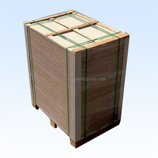 Papier à dos gris en carton duplex couché par papier recyclé