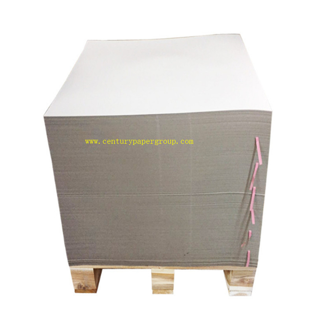 Carton recto-verso (dos gris / dos blanc / dos kraft) 