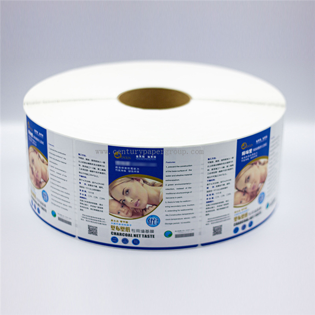 prix d'usine d'impression de feuilles et de rouleaux de papier auto-adhésif semi-brillant