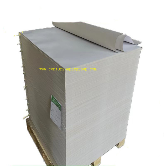 250 g/m² papier cartonné recto verso enduit avec dos gris pour l'emballage