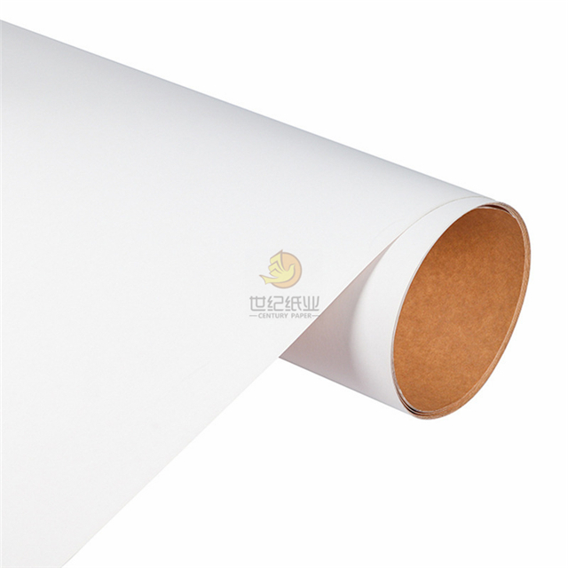 Papier kraft couché unilatéral blanc pour l'emballage