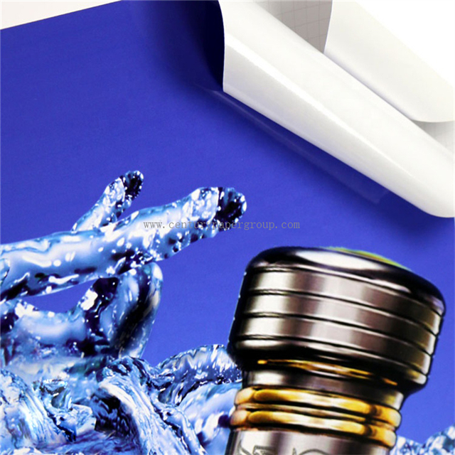 Rouleau d'autocollant en vinyle auto-adhésif en PVC imprimable amovible de qualité 120g/140g/160g